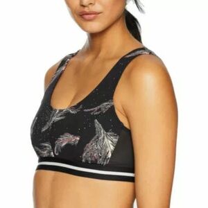 Free People Movement Bra Feather Print Size XS